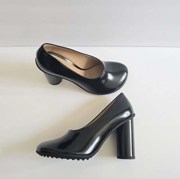 Bottega Veneta Patent Leather Pumps Black - Picture 8 of 11